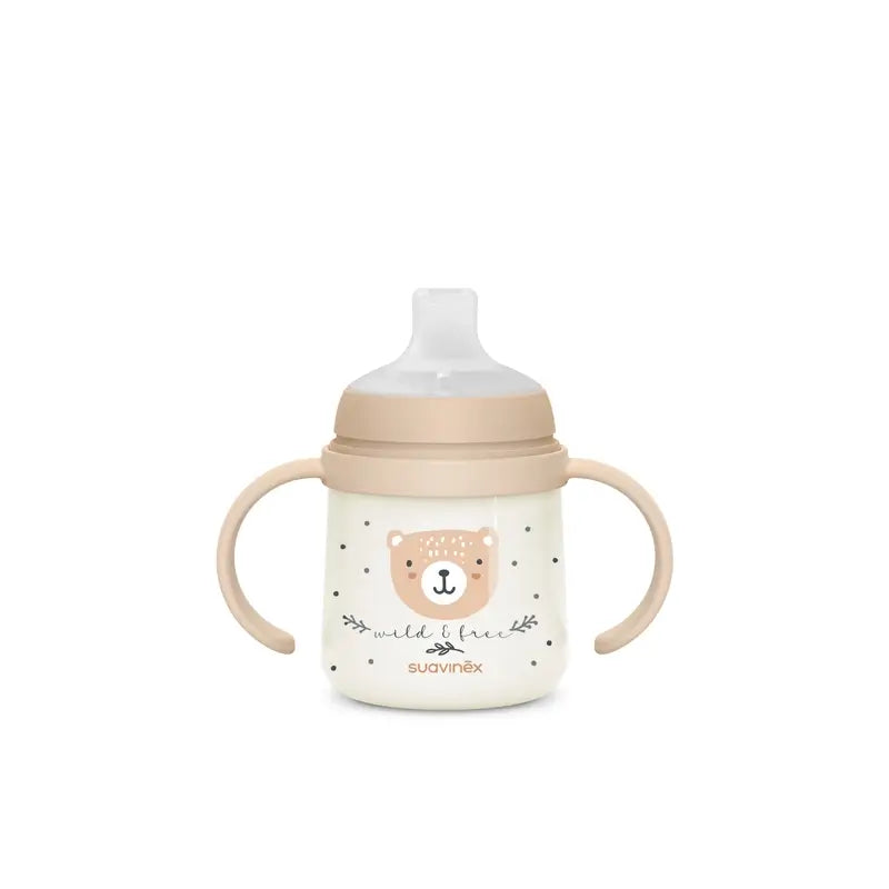 SUAVINEX Night & Day õppetass 150 ml, Wild&Free bež
